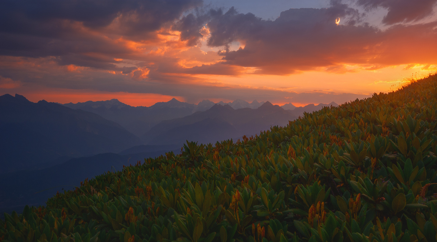 Warten auf den Sonnenaufgang