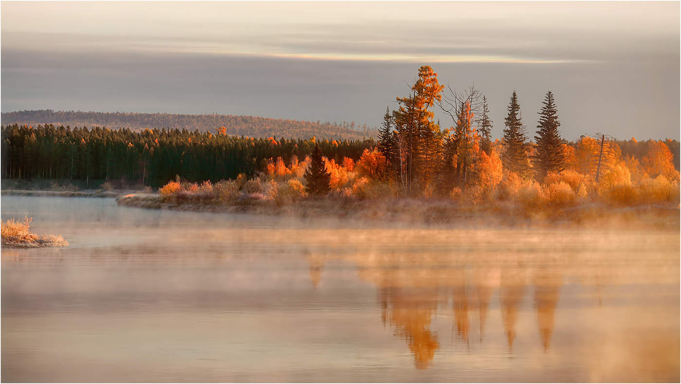 Farewell Morgen des indischen Sommers.