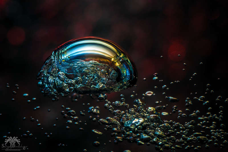 der Schweif eines Kometen