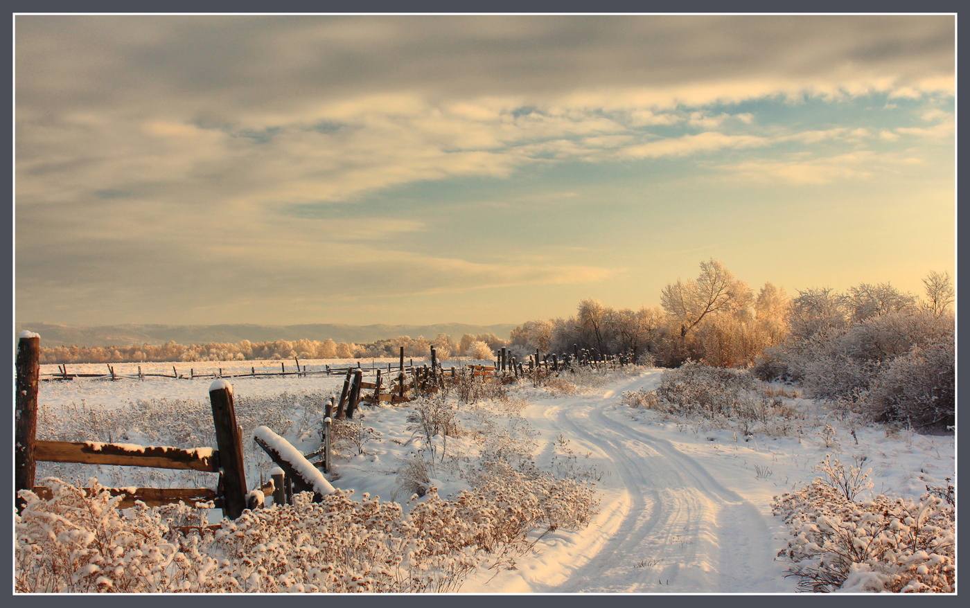 Auf den Straßen des Winters