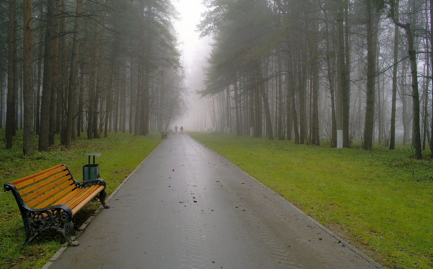 Verschwinden in den Nebel ...