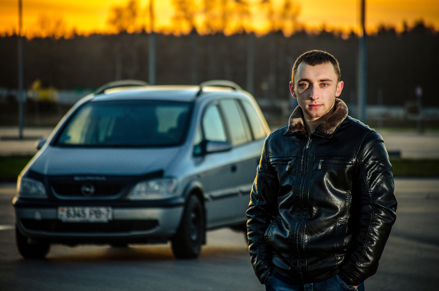 Der Mann mit der Maschine