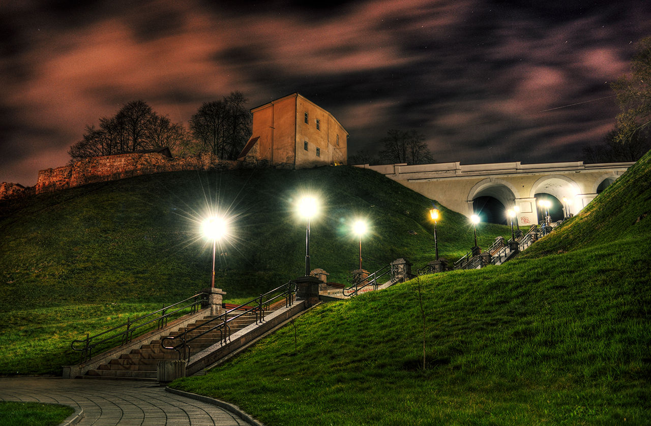 Treppe zu den Schlössern
