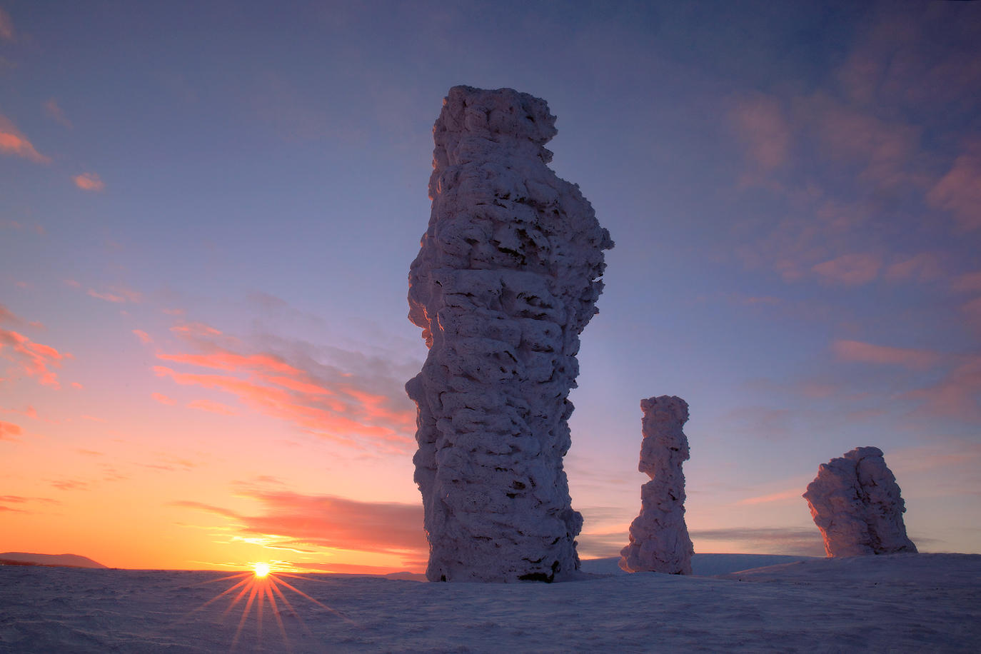 Dämmerung auf dem Plateau der Riesen
