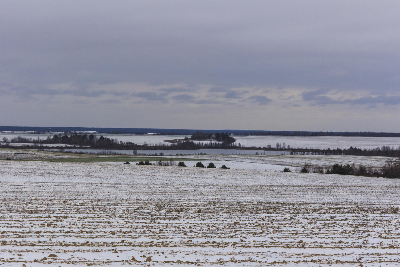 Winterlandschaft von Gomel
