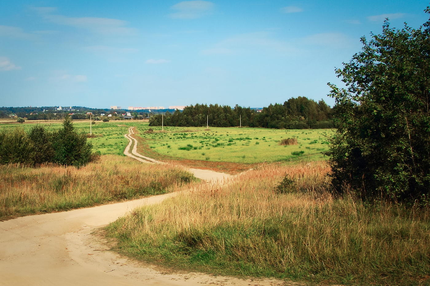 Am Ende des Sommers. August.