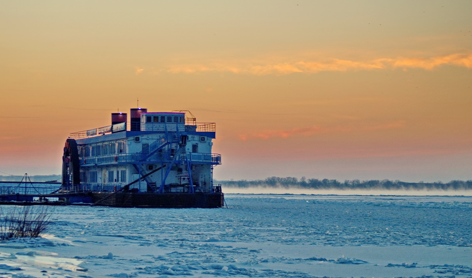 Abend mit einem kalten