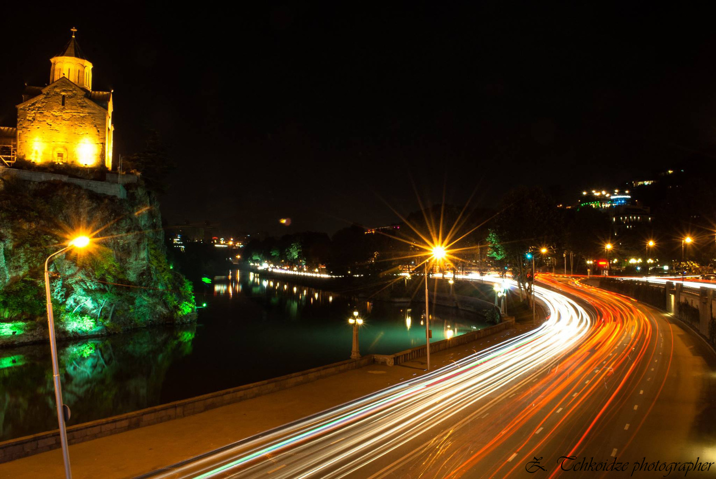 Tbilisi. Metekhi church