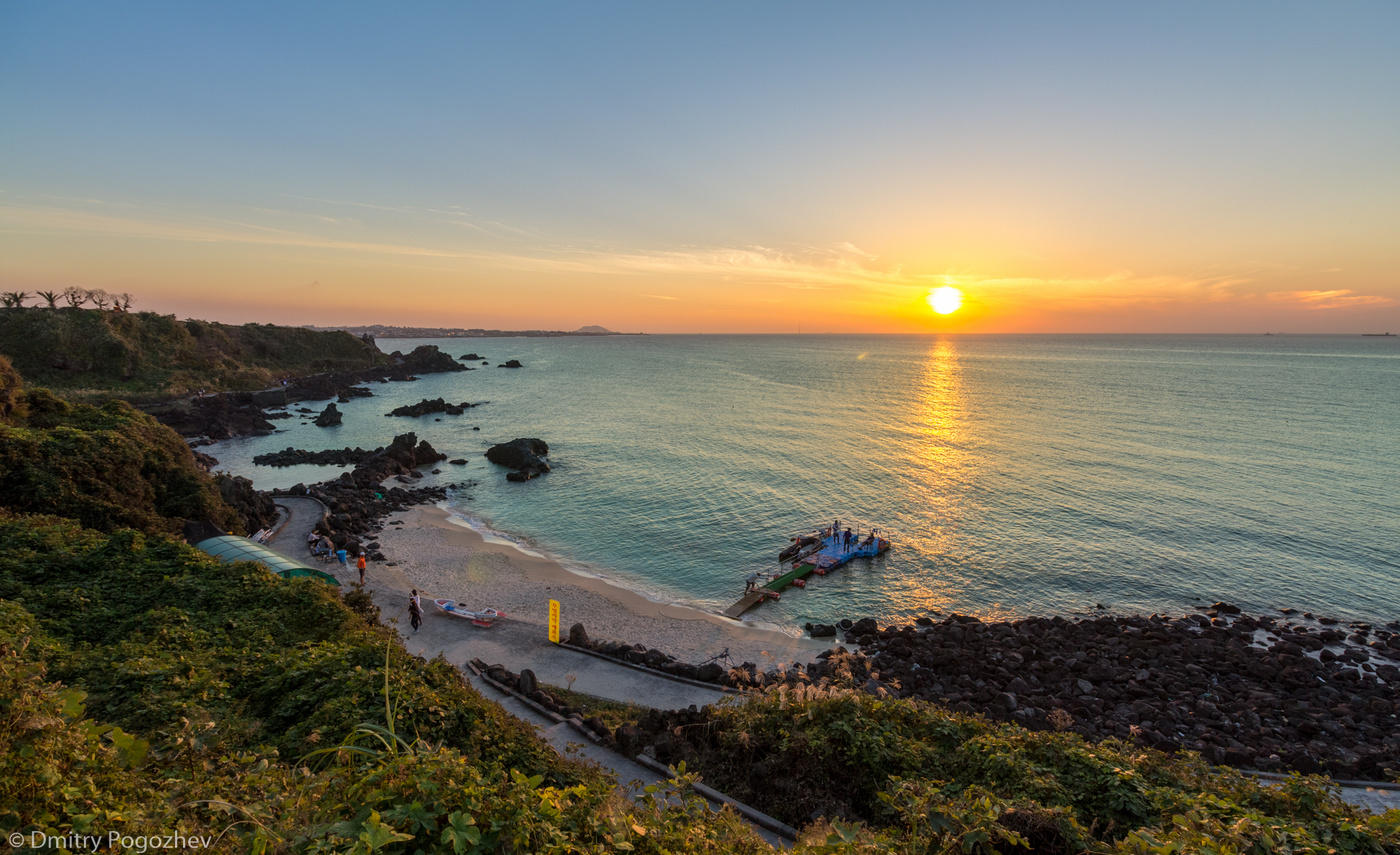 Sonnenuntergang Idylle.