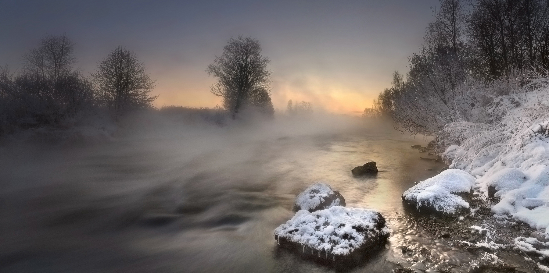 Vor der Morgendämmerung ...