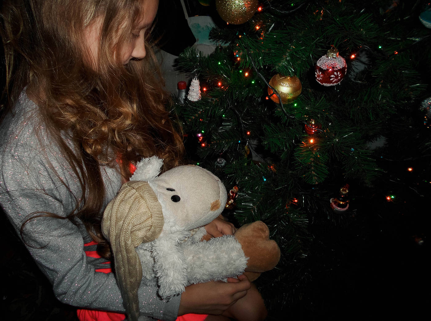 Weihnachtsfotoshooting.