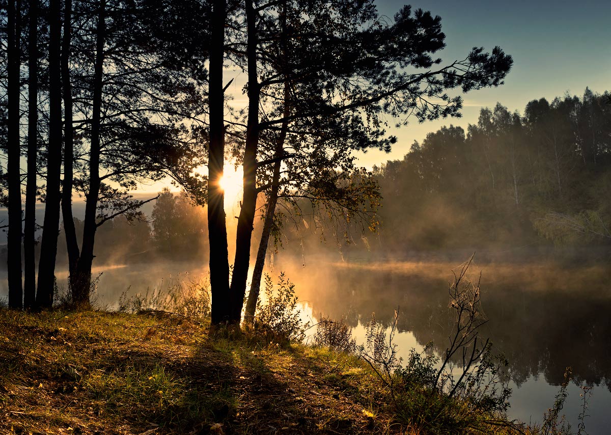 Goldene Sonnenstrahl