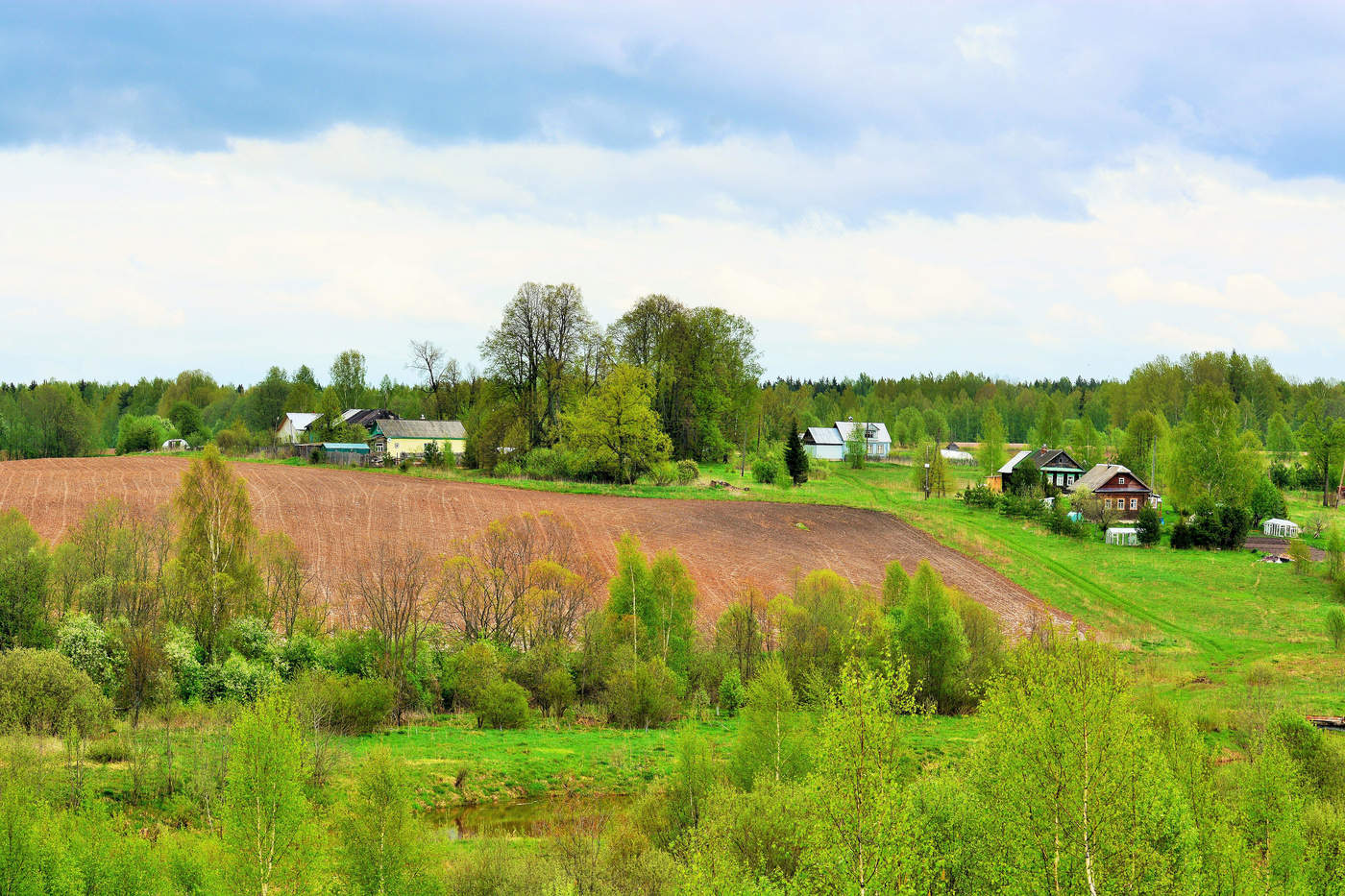 Frühling im Dorf ...