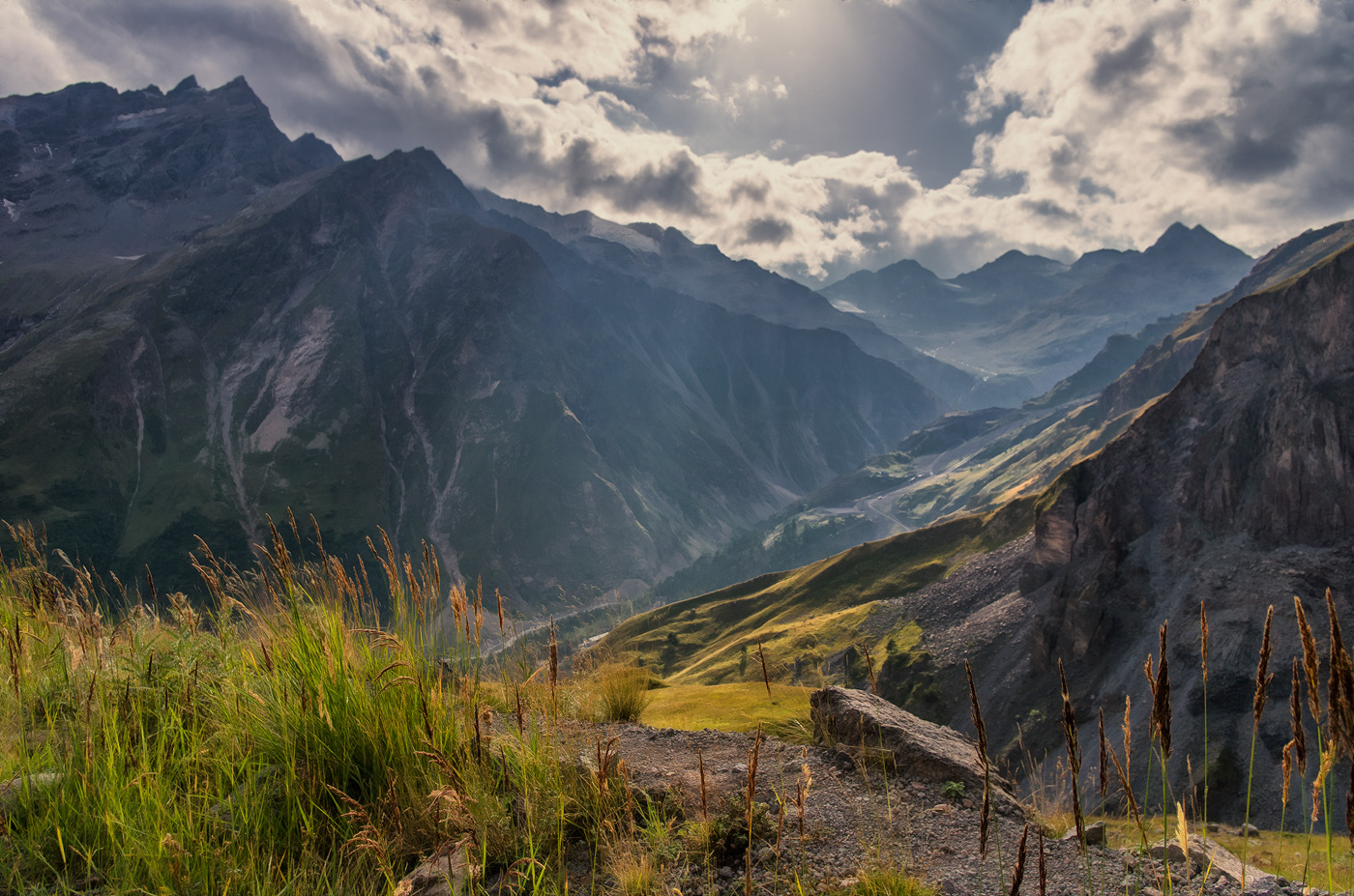 Abend im Baksan Schlucht