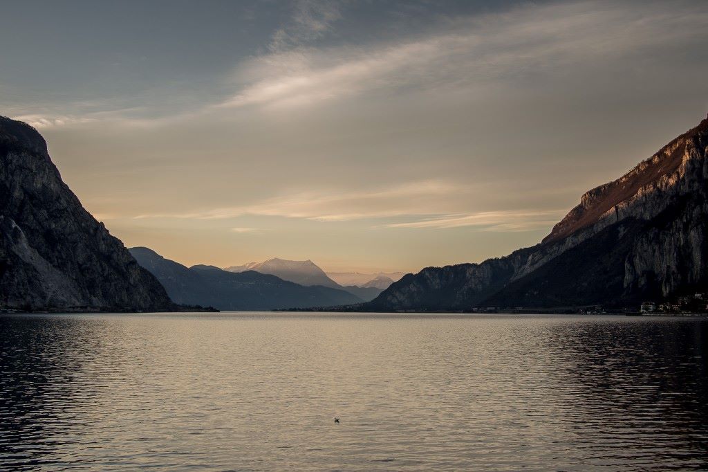 See bei Sonnenuntergang