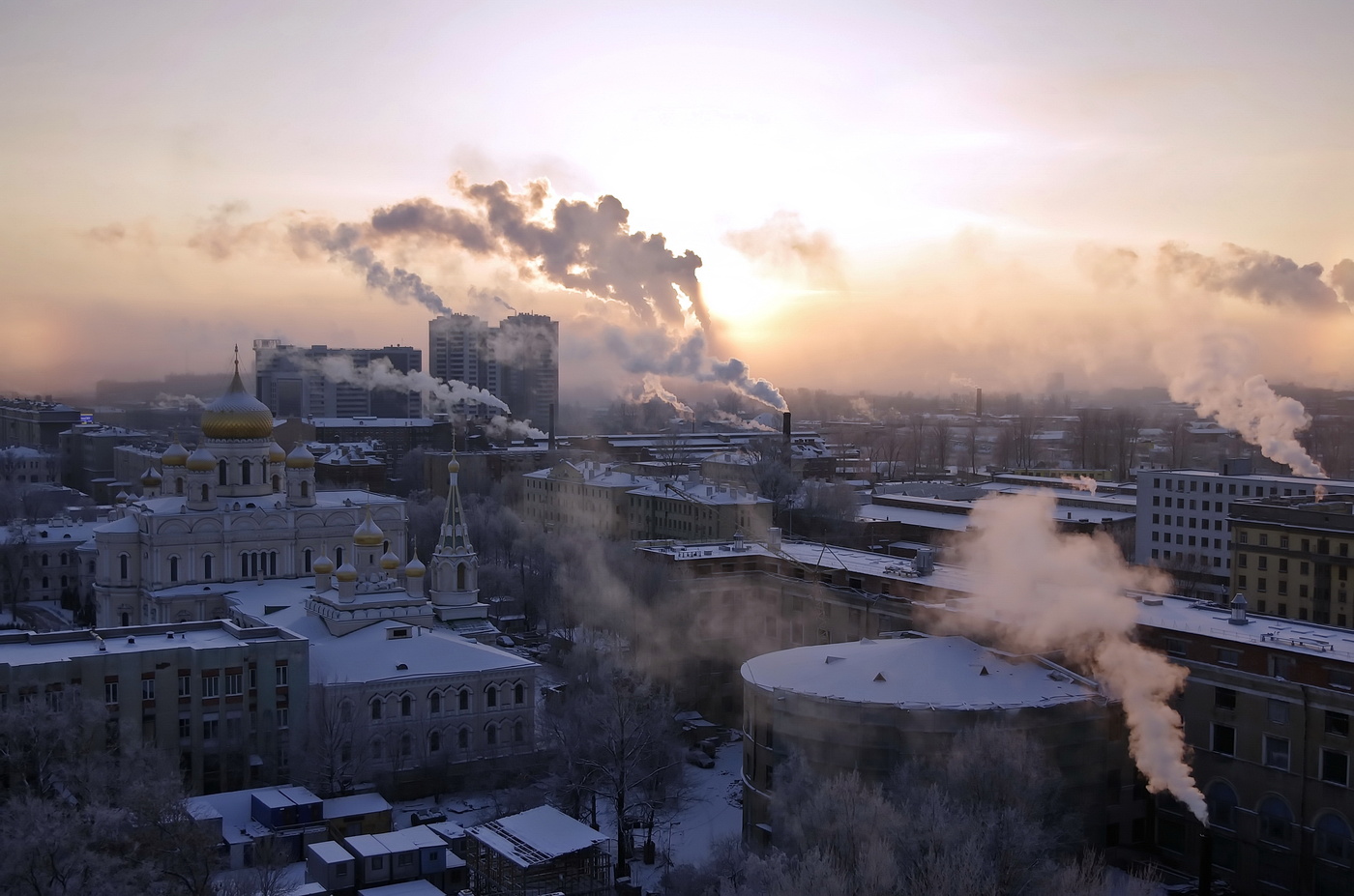 Ein schöner Tag dank Frost und Sonne