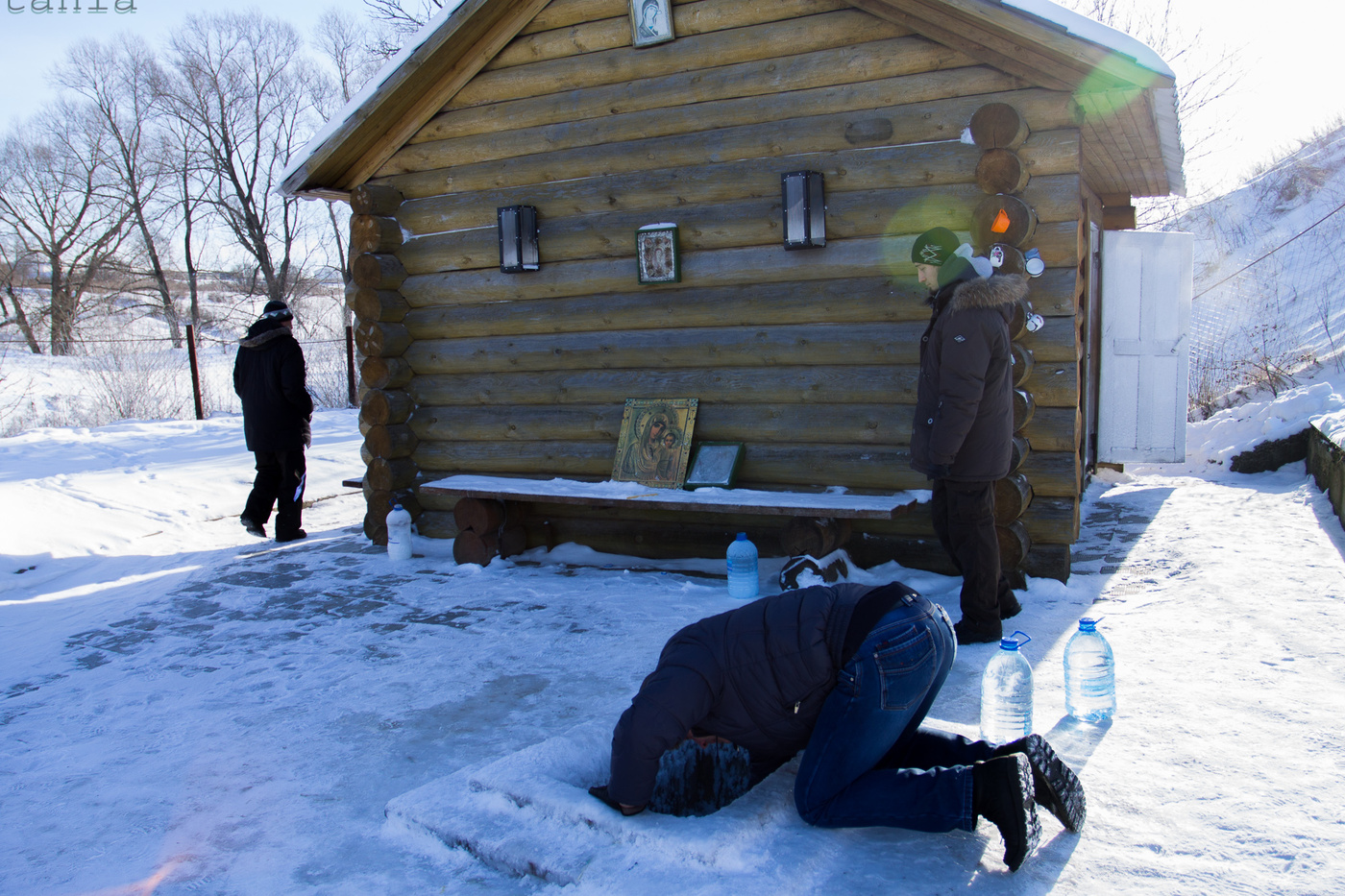 Ein schöner Tag dank Frost und Sonne