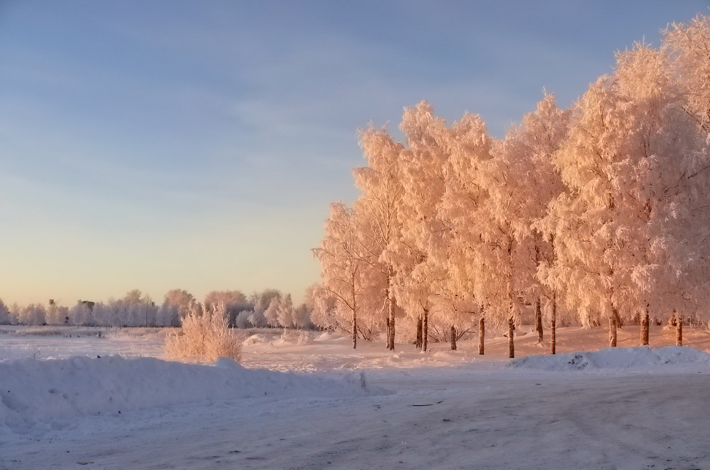 Ein schöner Tag dank Frost und Sonne