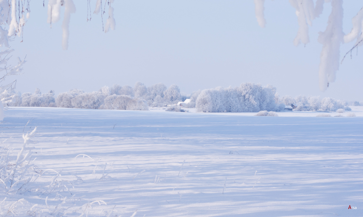 Ein schöner Tag dank Frost und Sonne