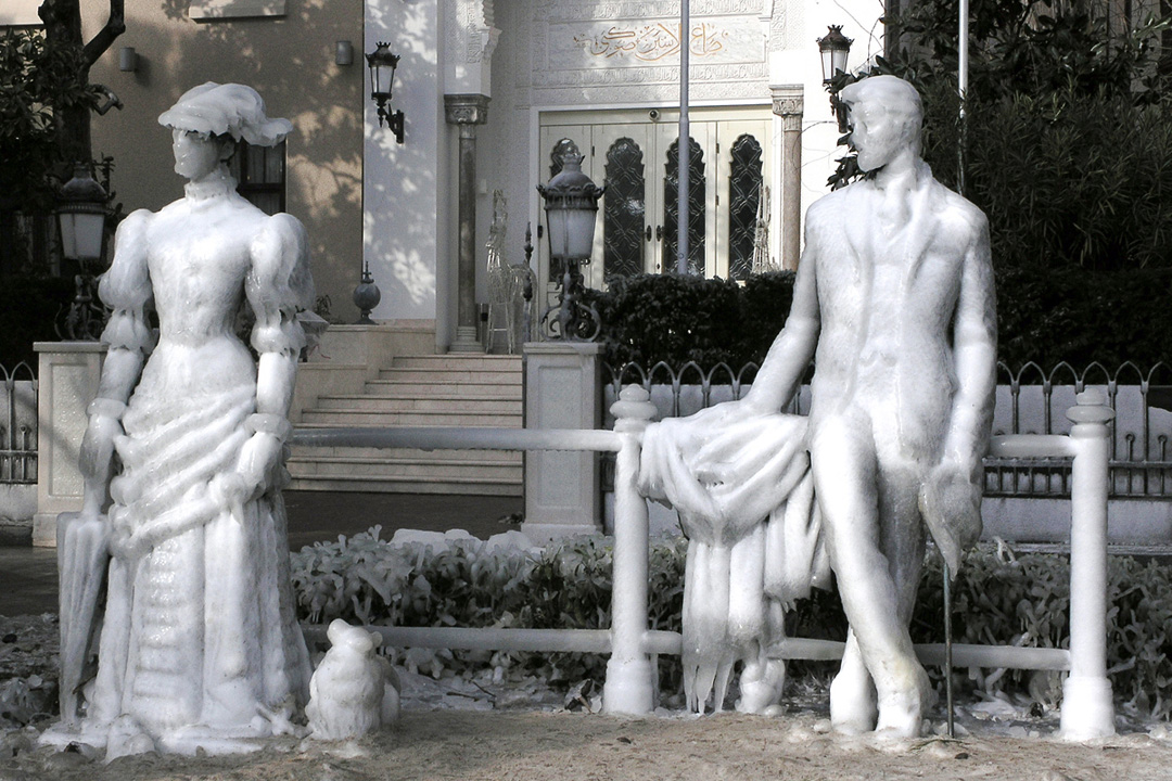 Ein schöner Tag dank Frost und Sonne