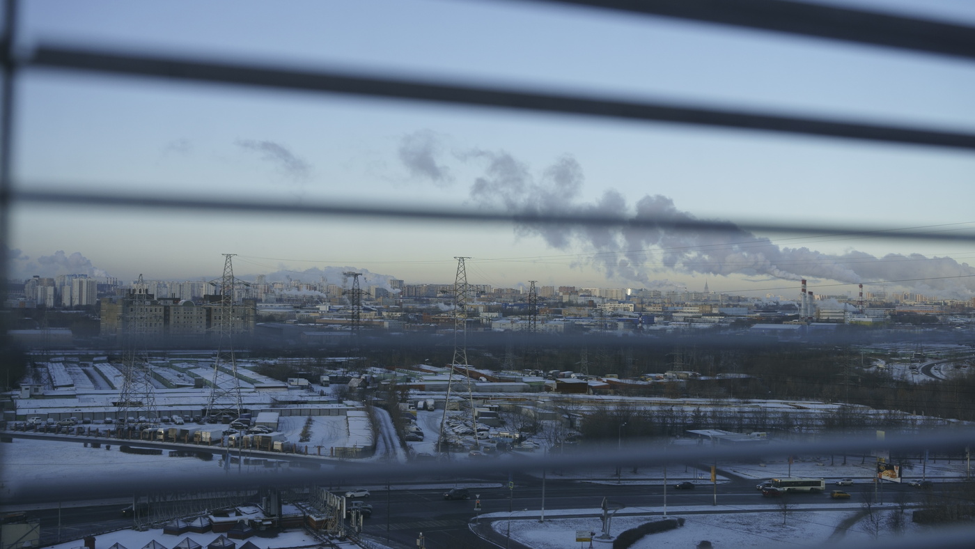 Außerhalb des Fensters