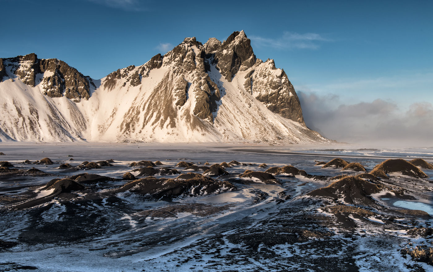 Abend mit einem kalten
