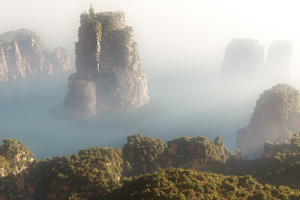 Auf diesem Felsen ...