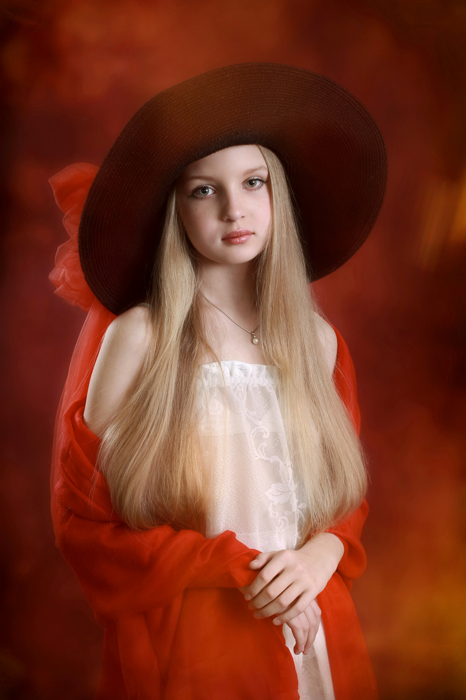 Das Mädchen mit dem Hut