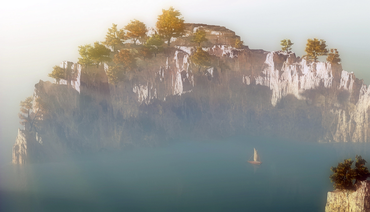 In einer ruhigen Bucht ...