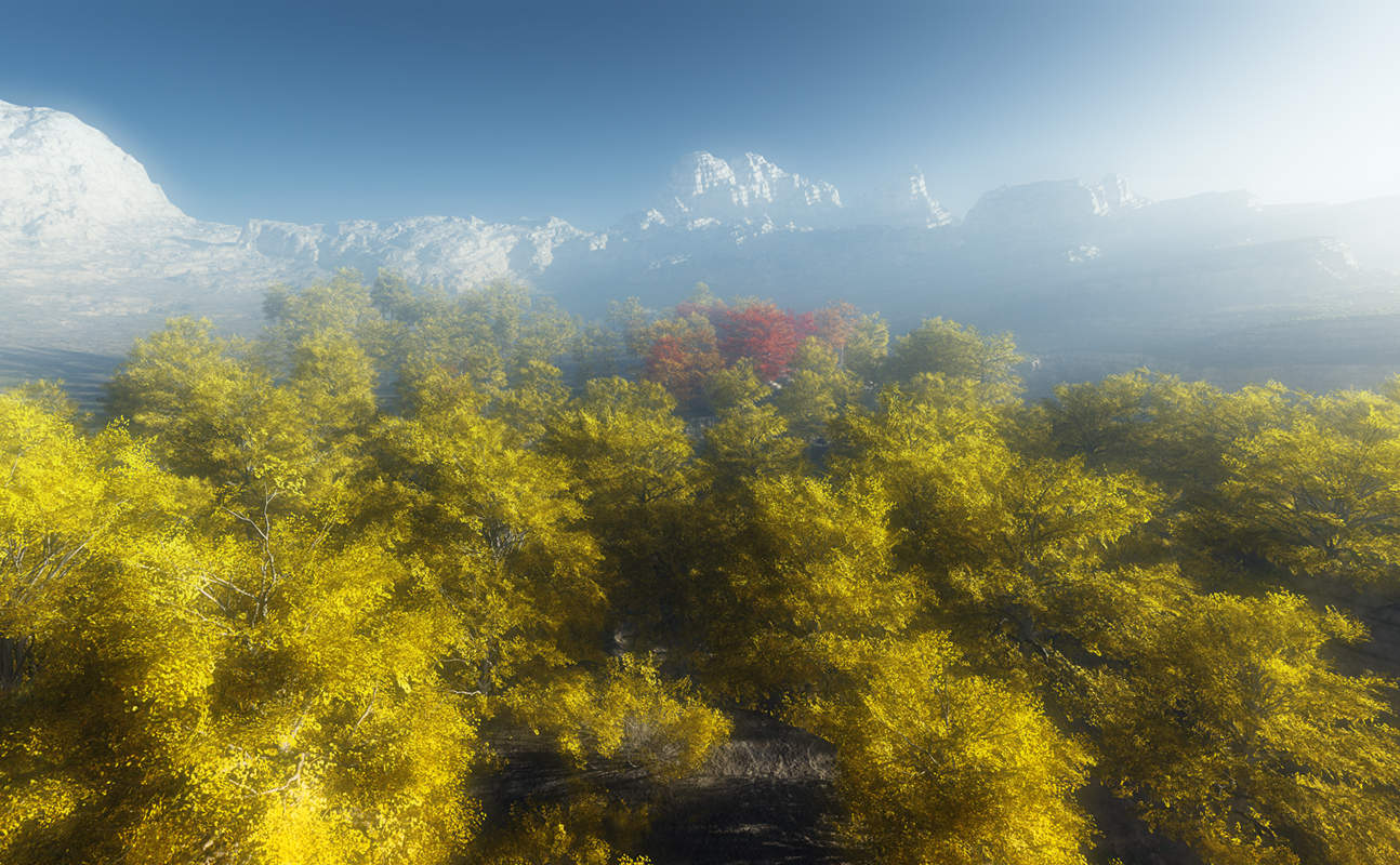 Am Fuße der Berge ...