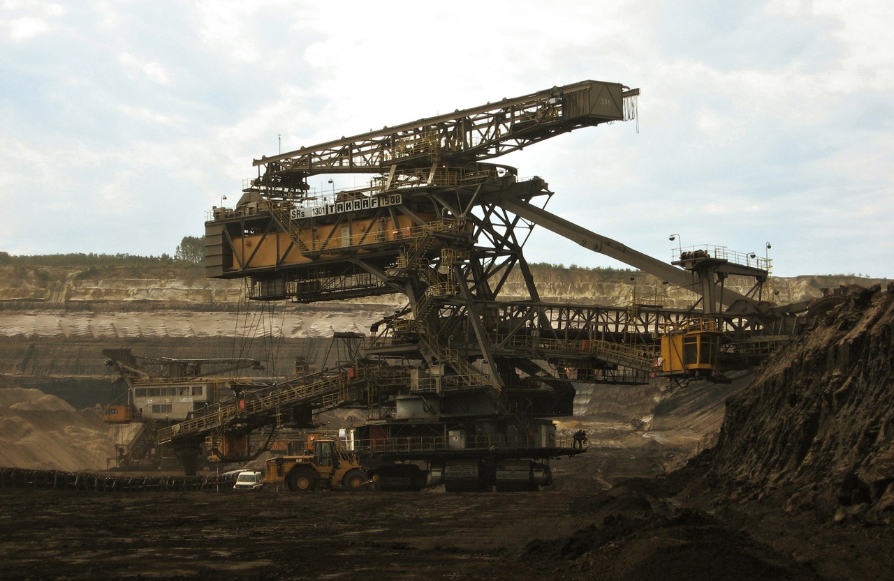 Braunkohletagebau in der Niederlausitz
