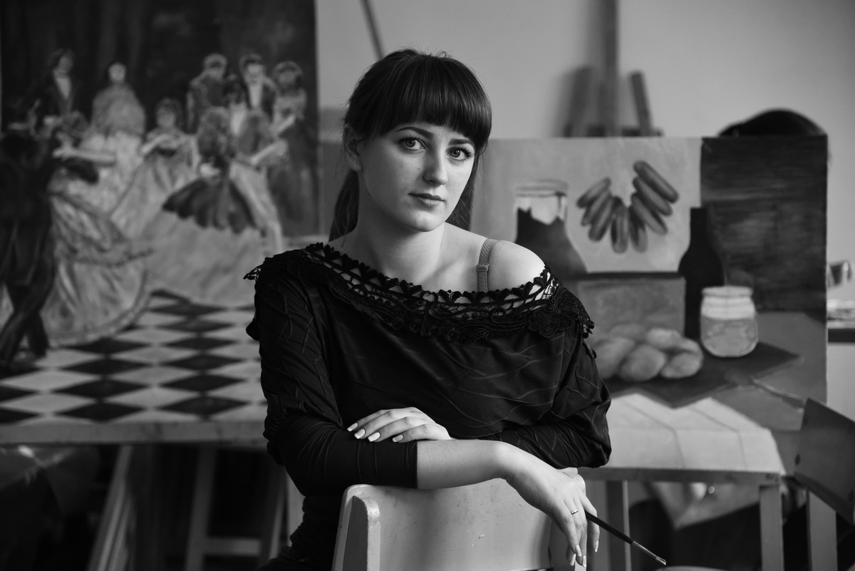 Die Künstlerin Katja