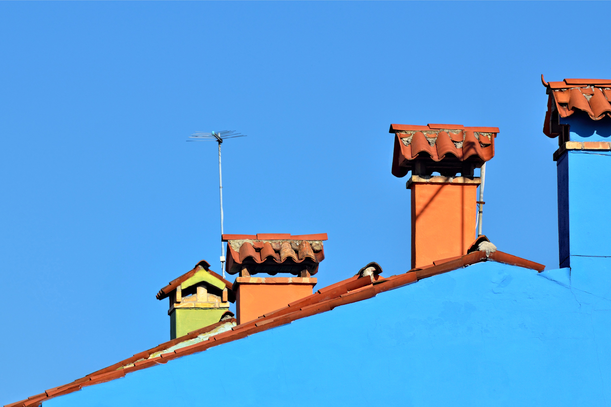 Roofs and chimneys
