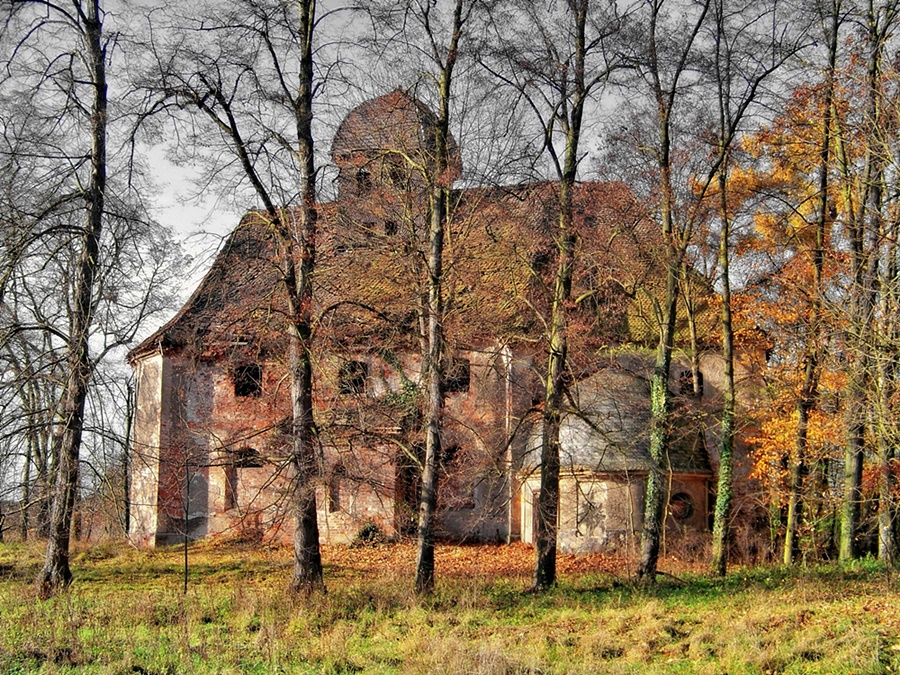 Johanniterkirche aus dem 16. Jahrhundert in Gębice/PL