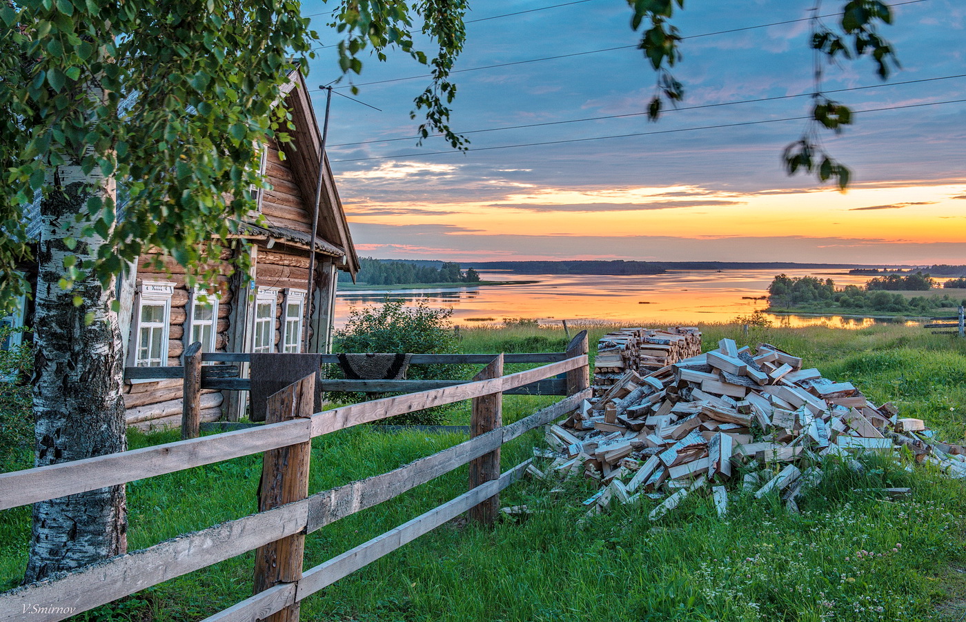 Die Morgengrauen ist es noch still ...