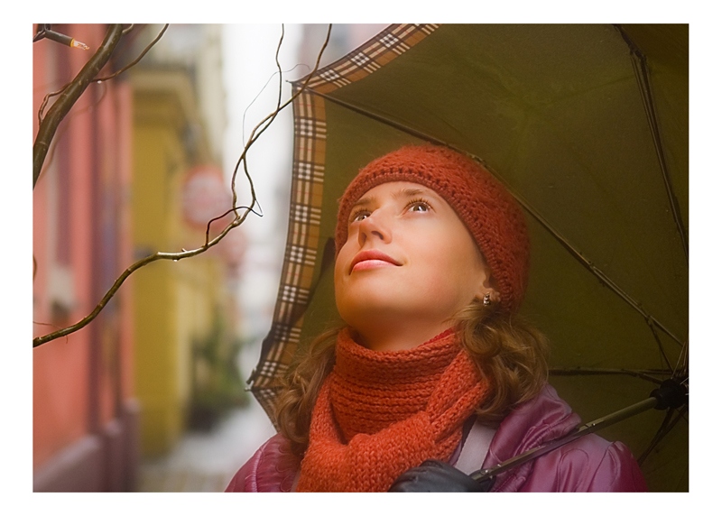 Einmal im Winter Regentag