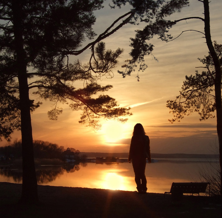 Warmen Abend am 8. März