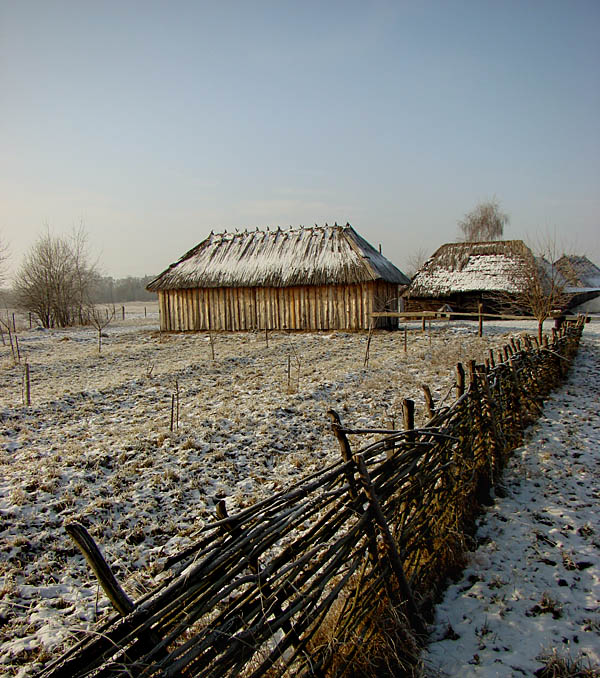 Winter auf dem Bauernhof
