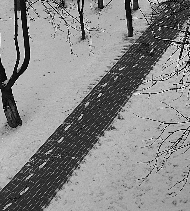 Spuren sichtbar ....