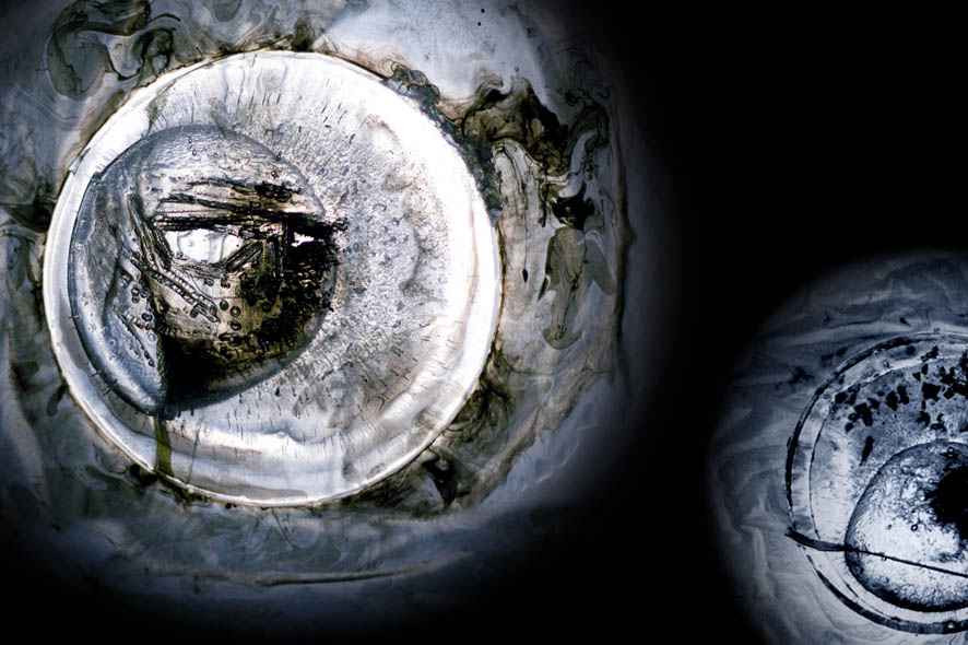 kosmische Welt aus Eis