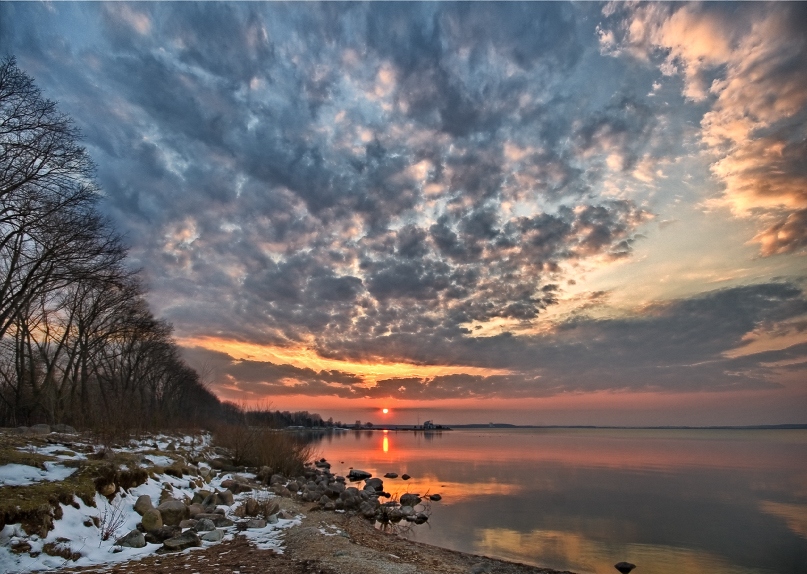 März in den Abend ...