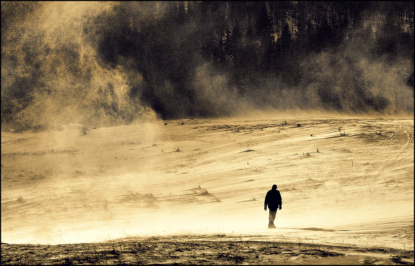 Allein mit den Elementen