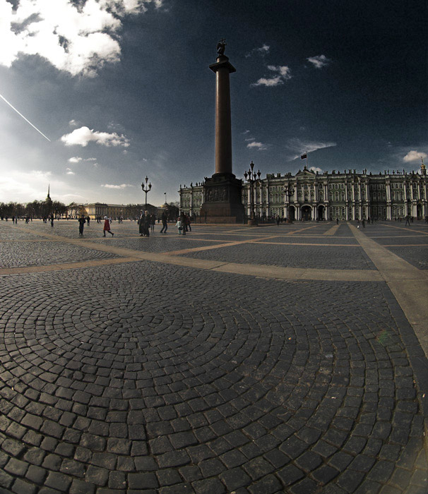 ein Moment, in dem Schlossplatz ...