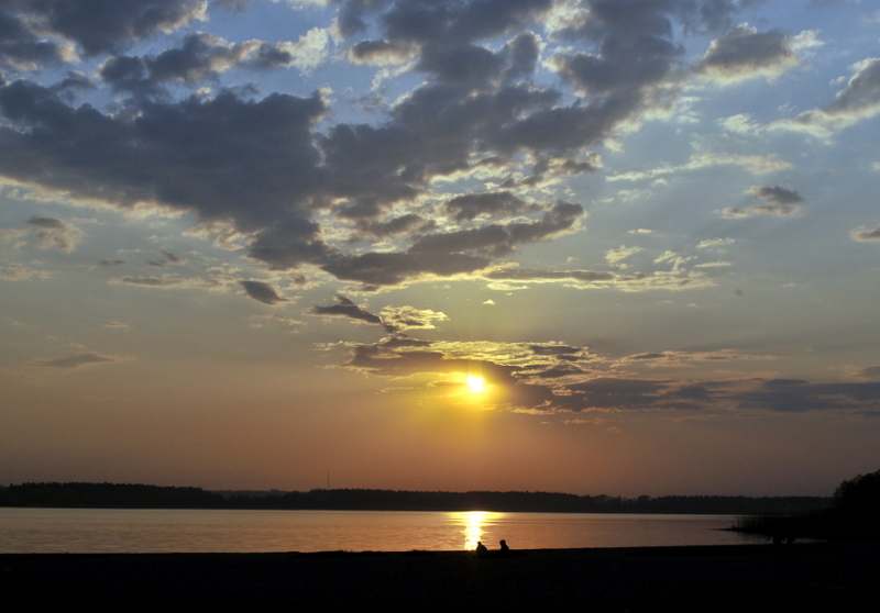 Sonnenuntergang am See