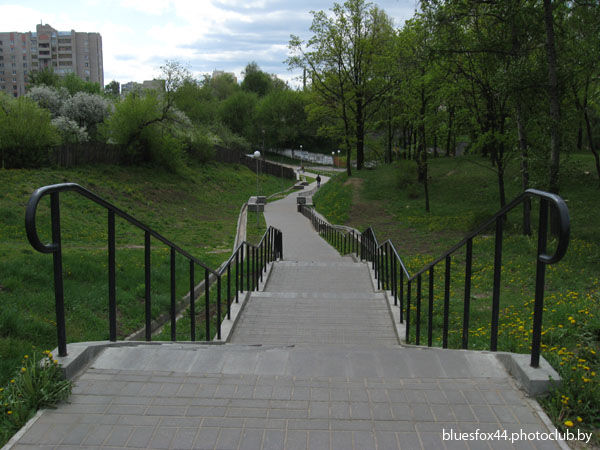 Abstieg in der Stadt