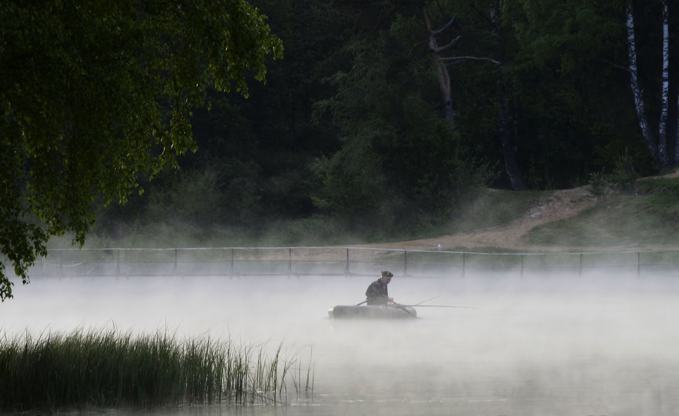 Einen Fisch gefangen .....