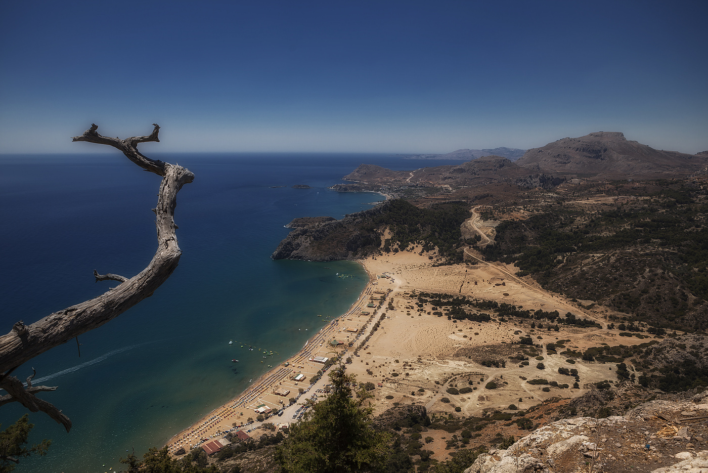 die Aussicht vom Berge