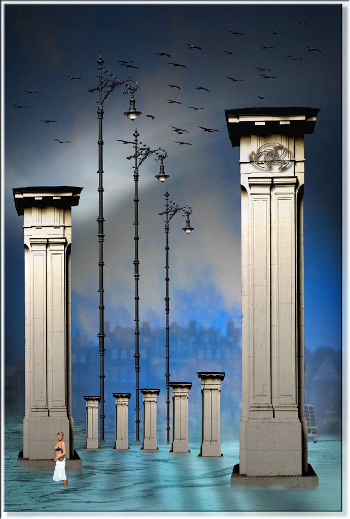 Juchnelda in den Wellen von Nordkirchen