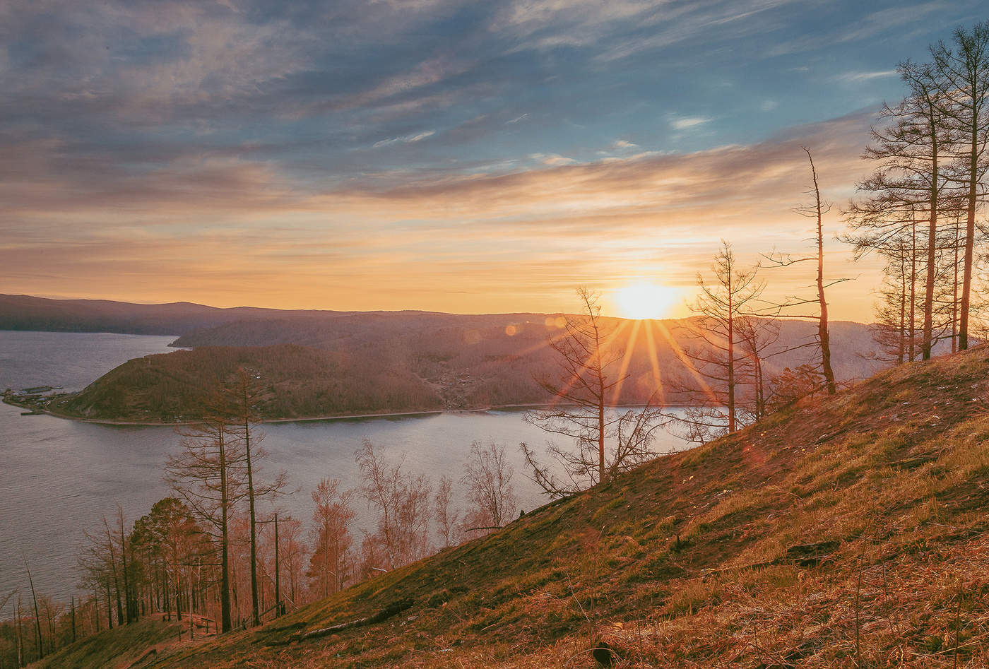 Sonnenuntergang am Baikalsee