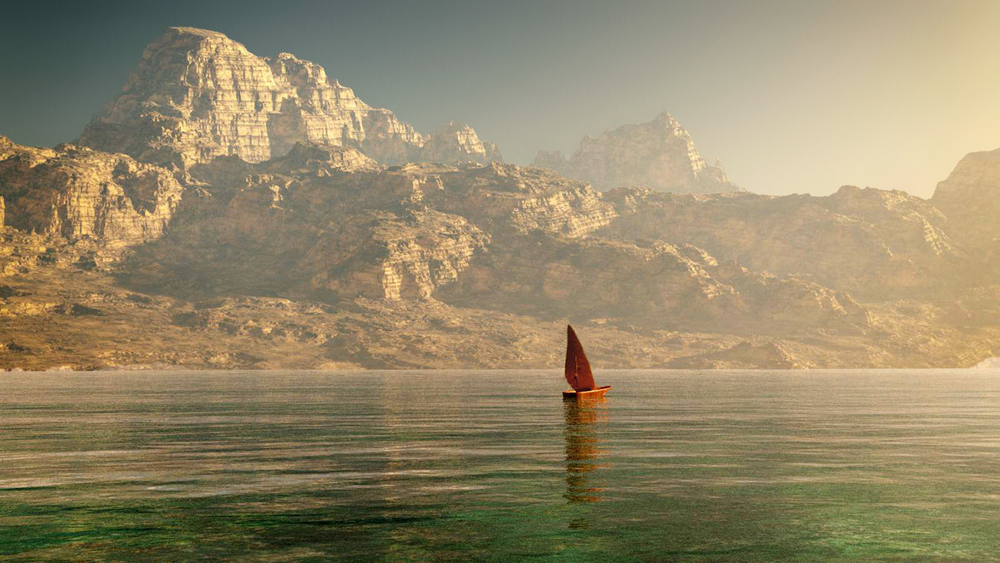 Am Fuße der Berge ...